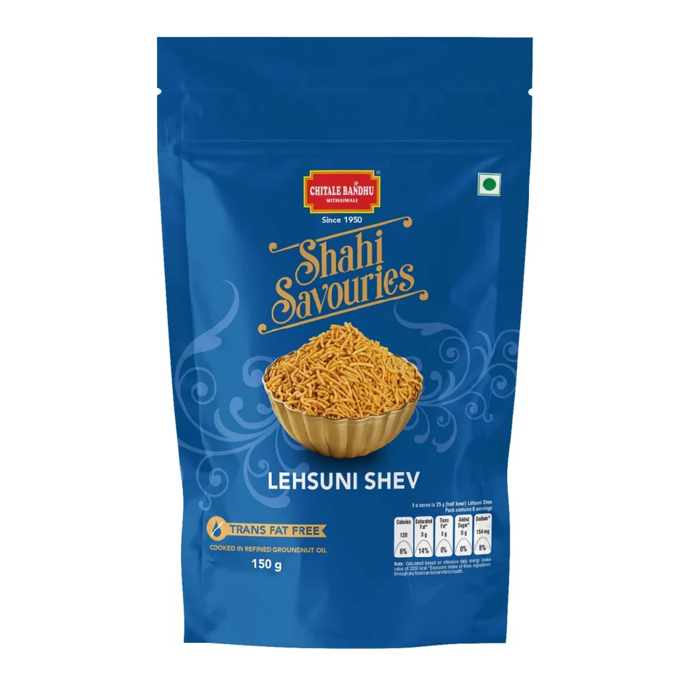 Chitale Bandhu Lehsuni Shev, 150 g-1.webp